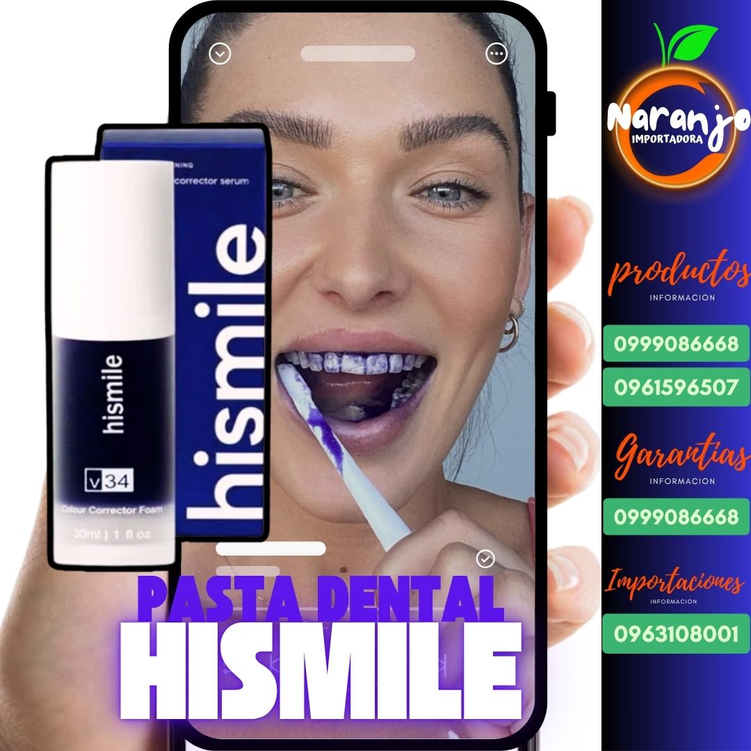 PASTA CREMA BLANQUEADOR DIENTES HISMILE UNIDAD